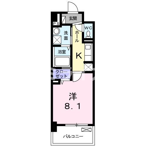 阪急京都線 淡路駅 徒歩13分 6階建 築12年の間取り写真
