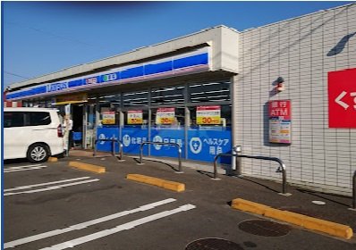 コンビニ　ローソン ひばり島田道悦店（コンビニ）まで452m