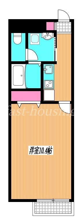アンプルールフェールKOKIの間取り写真