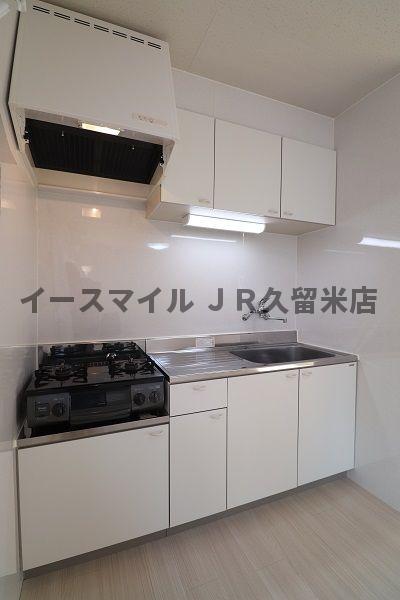 ＪＲ久大本線 久留米大学前駅 徒歩10分 2階建 築37年のキッチン写真