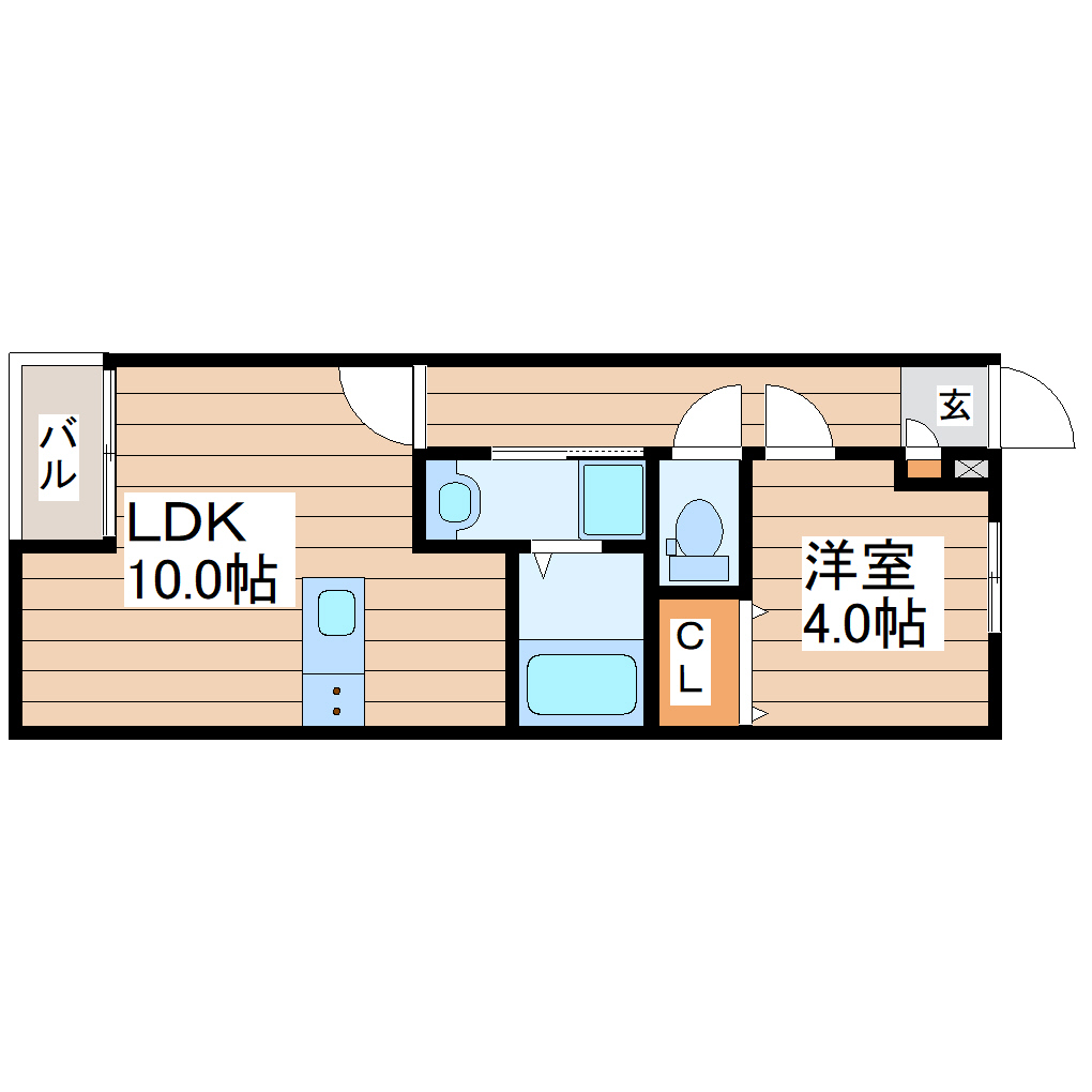 La Corte 西多賀の間取り写真