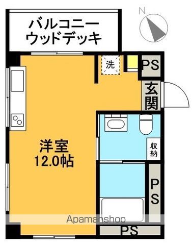 京王井の頭線 永福町駅 徒歩4分 3階建 築26年の間取り写真