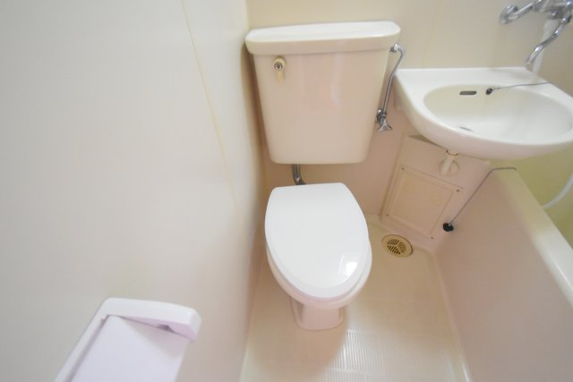 東急東横線 白楽駅 徒歩15分 5階建 築39年のトイレ写真