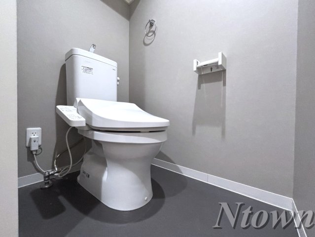 トイレ　ゆったりとした空間のトイレです