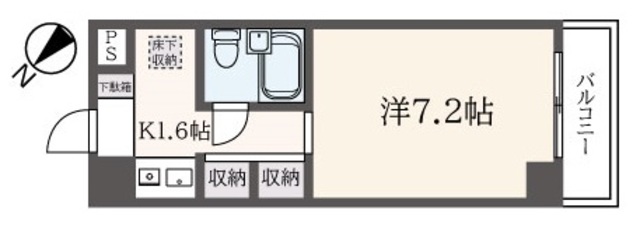 キューブ平和台の間取り写真