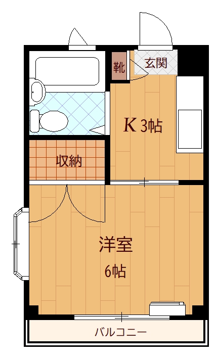 カーサ茜No3の間取り写真