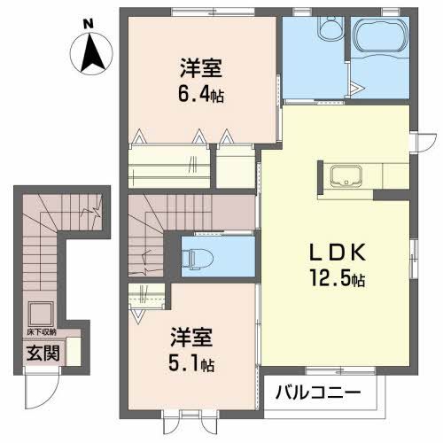 シャッフレIの間取り写真
