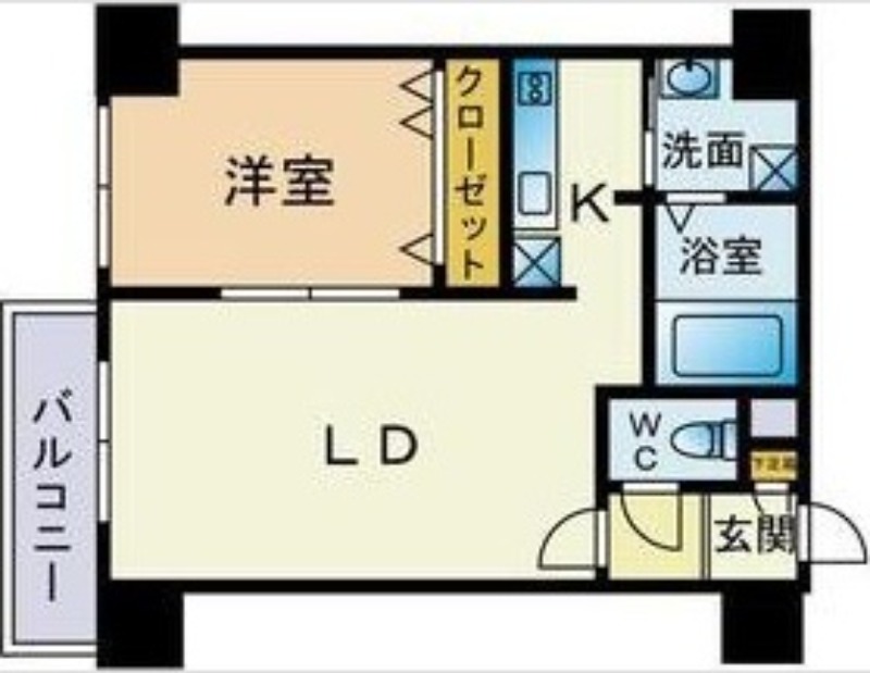 Levante元町の間取り写真