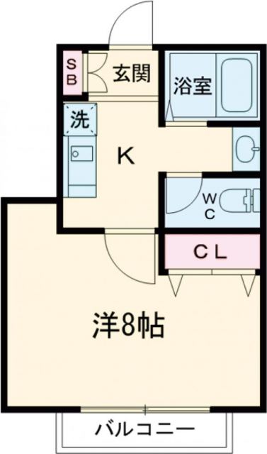 ブランドール三鷹新川の間取り写真