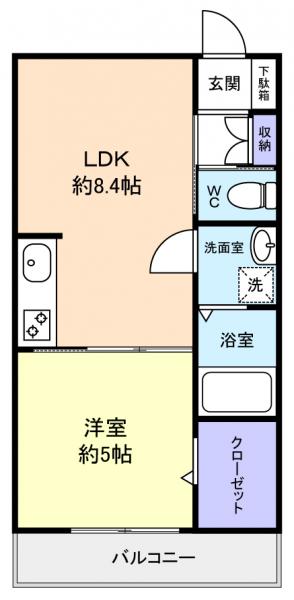 Likes飯山満町A棟の間取り写真