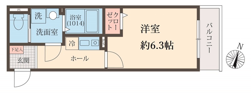つくばエクスプレス 柏の葉キャンパス駅 徒歩9分 3階建 築1年の間取り写真