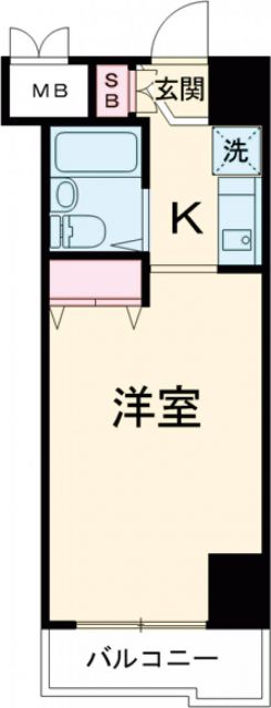 アバクス立川Aの間取り写真