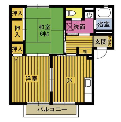 ディアスＪ．Ａ．Ｓの間取り