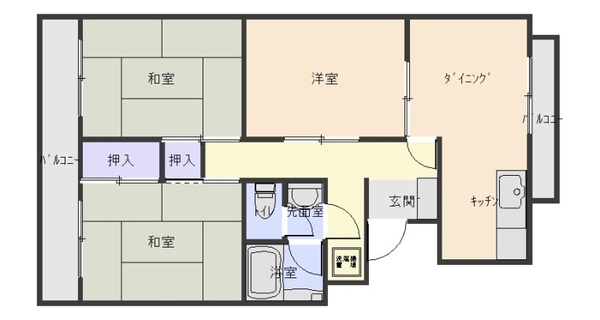 レジデンス南の間取り