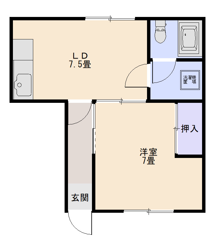 堀ビルの間取り