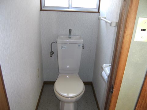 畝本一戸建 上段西のトイレ写真