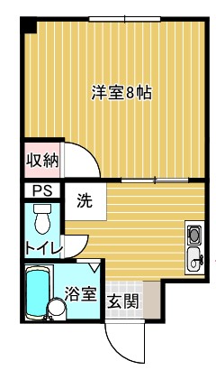 ハイツ中嶋の間取り