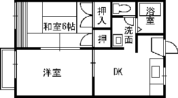 シティハイム糺町の間取り