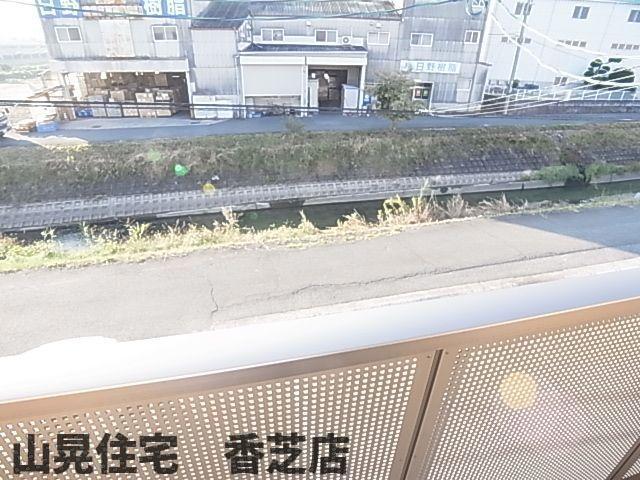 【香芝市高のアパートの眺望】