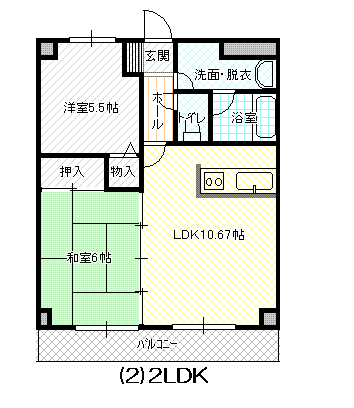 WELL HOUSEの間取り