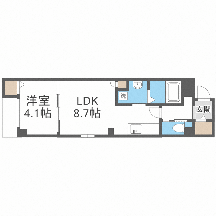 フラントートの間取り