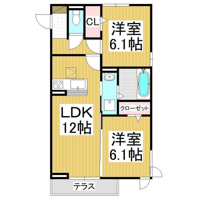 グランスクエア　III番館の間取り