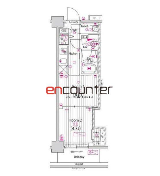 練馬区豊玉北のマンションの間取り