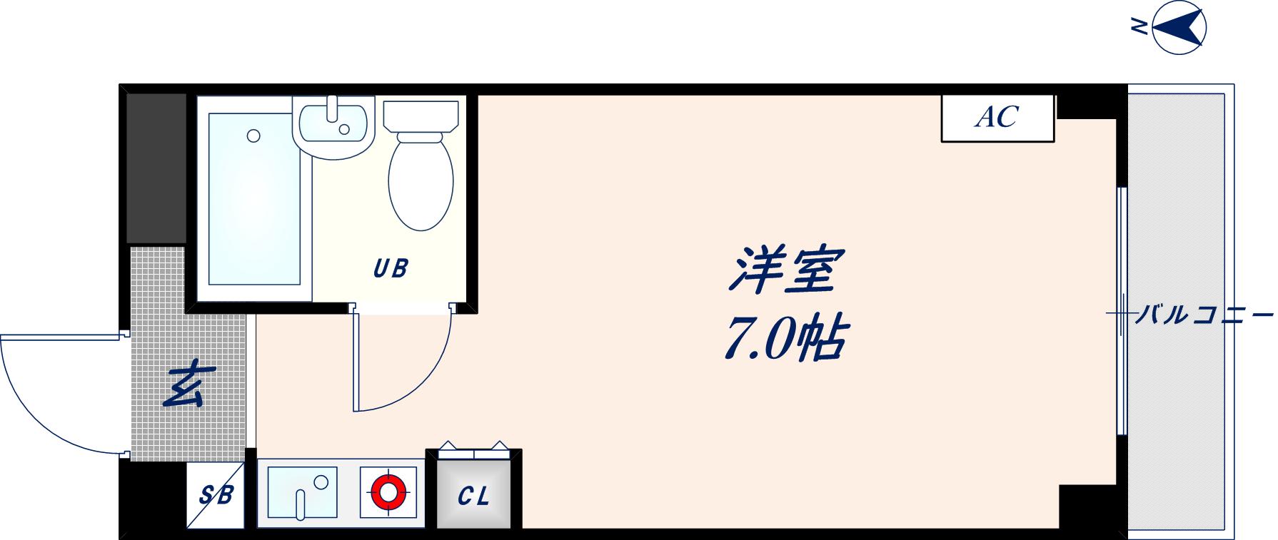 【東大阪市東山町のマンションの間取り】