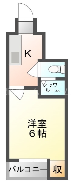 門真市垣内町のマンションの間取り