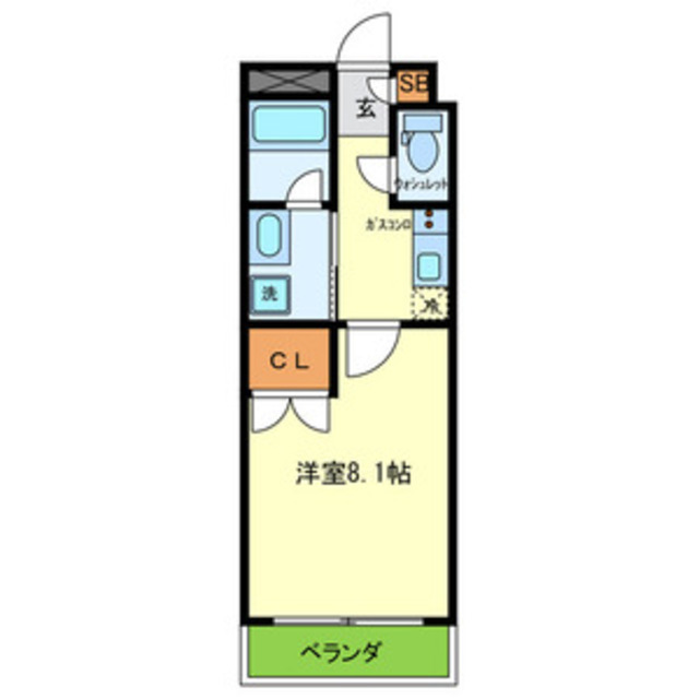 豊中市上新田のアパートの間取り