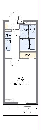 クレイノアメリアメゾンの間取り