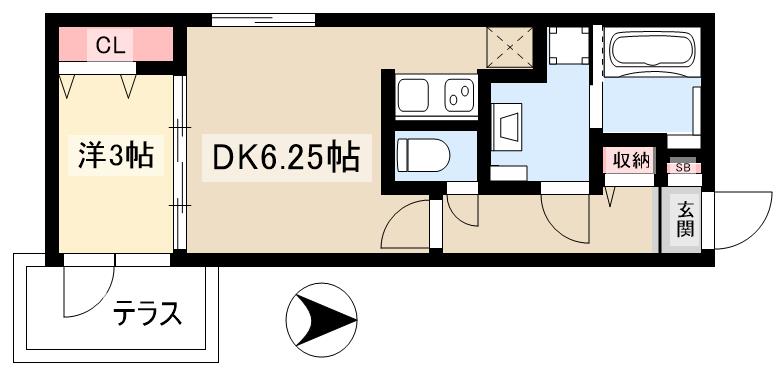 quador 名古屋WESTの間取り