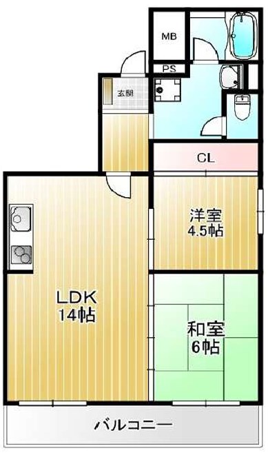 メゾンサカタの間取り