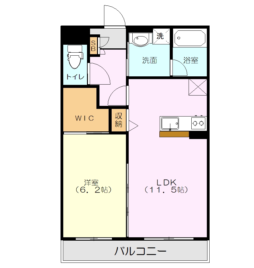 アイリス泗水の間取り