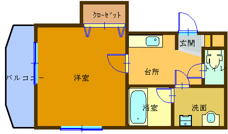 ルシィル茜ケ丘の間取り