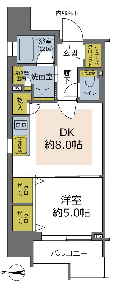 アーバントラベライフ京都清水五条別邸の間取り