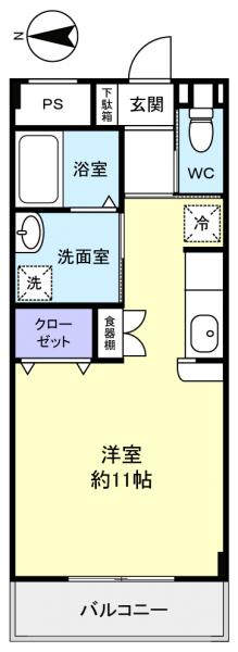 ソエダマンション壱番館の間取り