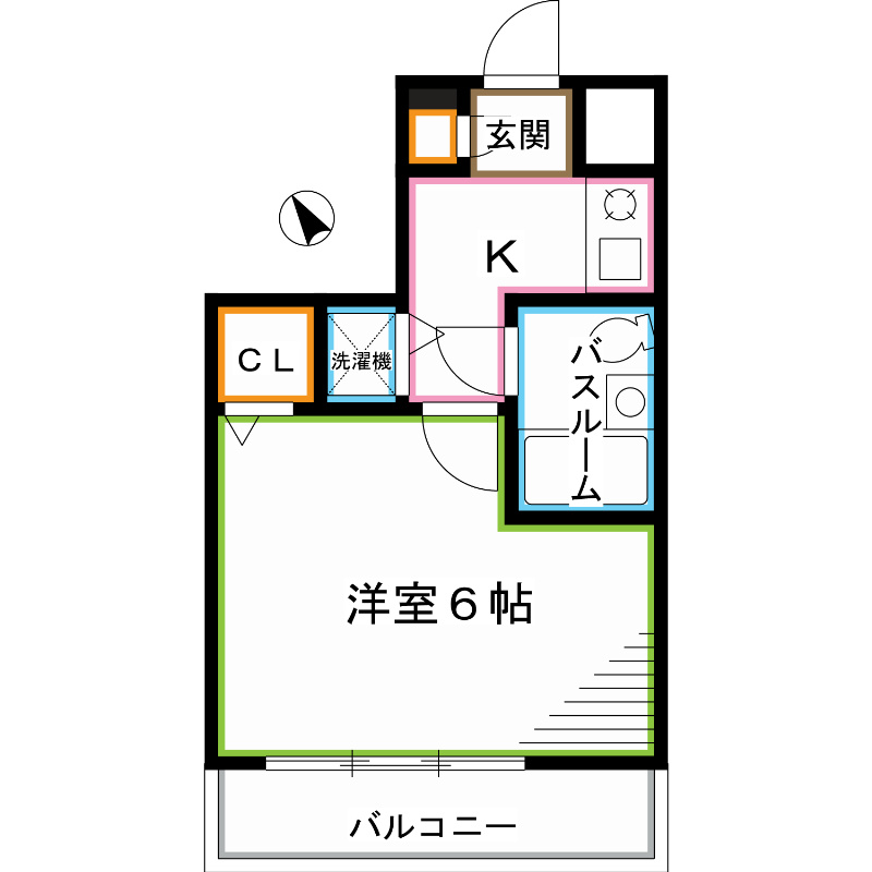 杉並区天沼のマンションの間取り