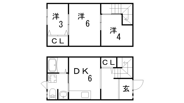 テラスMITOの間取り