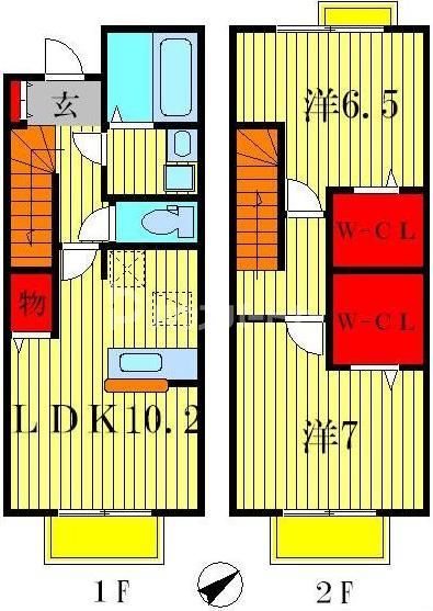 【クリアシーズンズ Ｂ棟１の間取り】