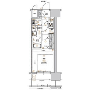 S-RESIDENCE上飯田Northの間取り