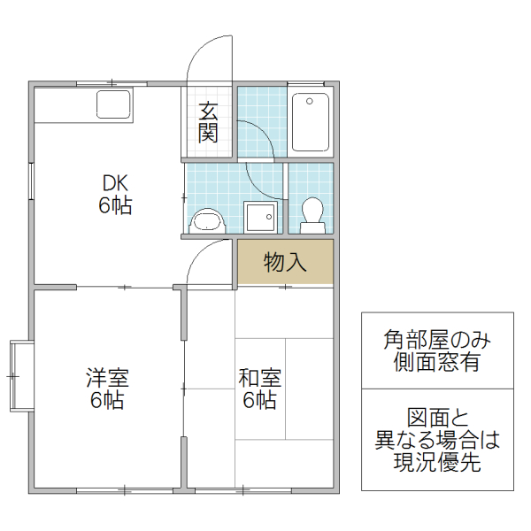 大東ハイツ 13号棟の間取り