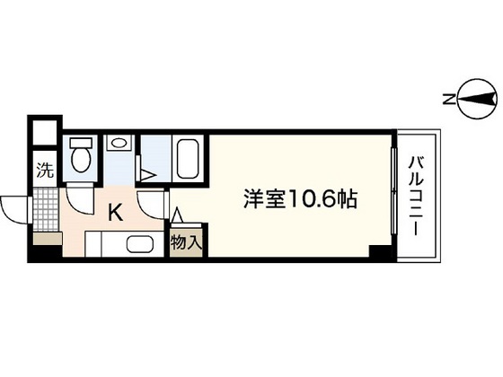 広島市安佐南区大塚西のマンションの間取り