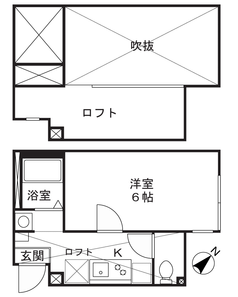 アザーレ・パッシオ中野島の間取り