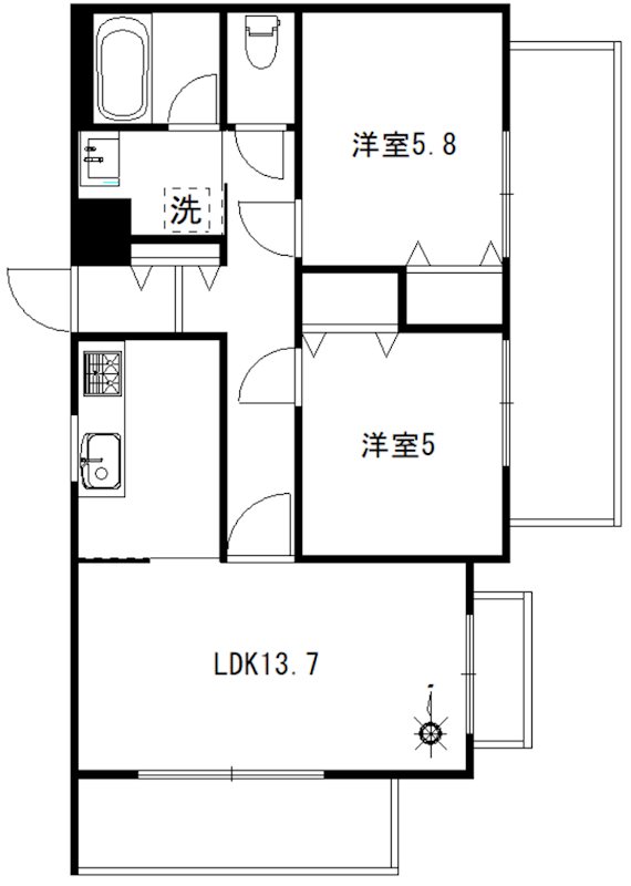 リバーシティ藤沢の間取り