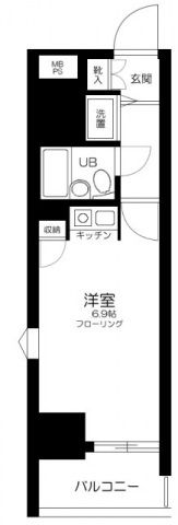 練馬区練馬のマンションの間取り