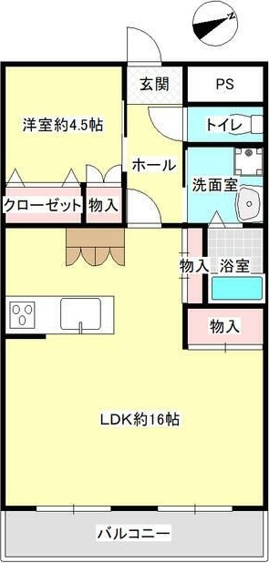 アスコットアームズ小川壱番館の間取り