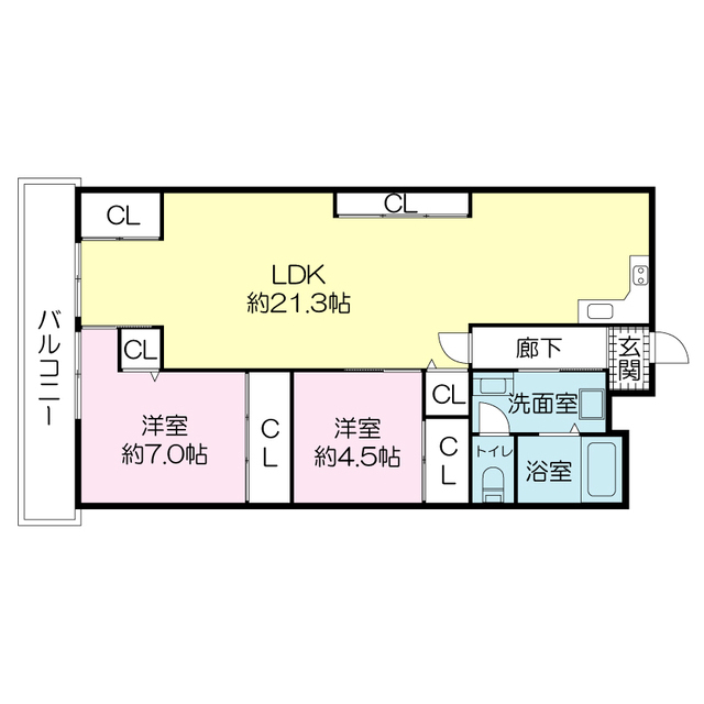 ターミナルマンション朝日プラザ堺（０００２７５０）の間取り