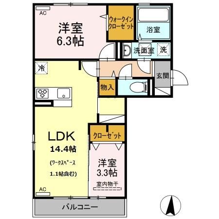 セレブ南高江の間取り