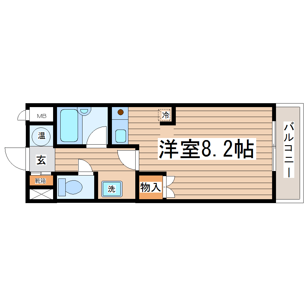 エクステリアJIN川内の間取り